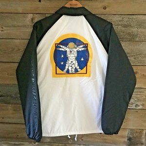 Vans X Nasa Black White Men's M Medium Jacket Torrey MTE Padded Space Voyager